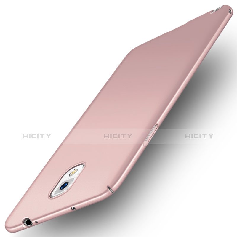 Coque Plastique Rigide Etui Sables Mouvants pour Samsung Galaxy Note 3 N9000 Or Rose Plus