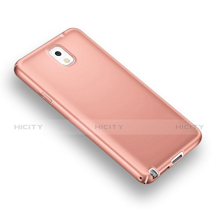 Coque Plastique Rigide Etui Sables Mouvants pour Samsung Galaxy Note 3 N9000 Or Rose Plus