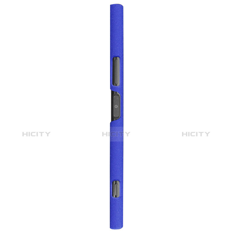 Coque Plastique Rigide Etui Sables Mouvants pour Sony Xperia XZ1 Bleu Plus