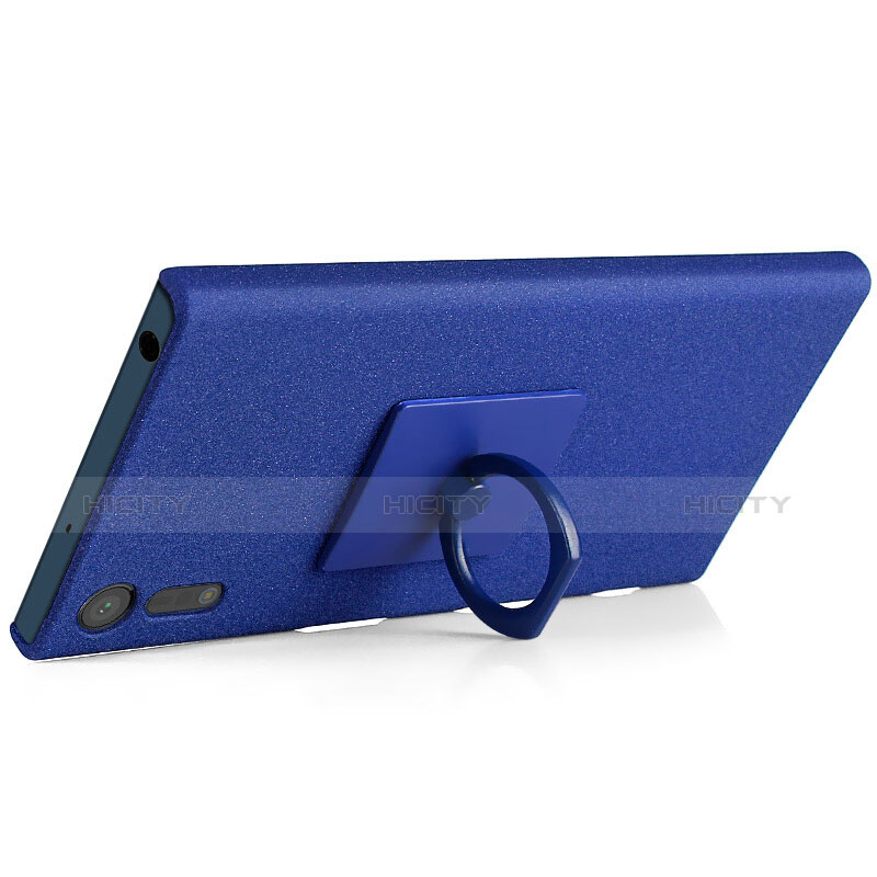 Coque Plastique Rigide Etui Sables Mouvants pour Sony Xperia XZs Bleu Plus