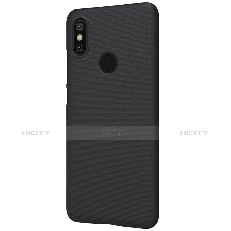 Coque Plastique Rigide Mailles Filet M01 pour Xiaomi Mi A2 Noir Plus