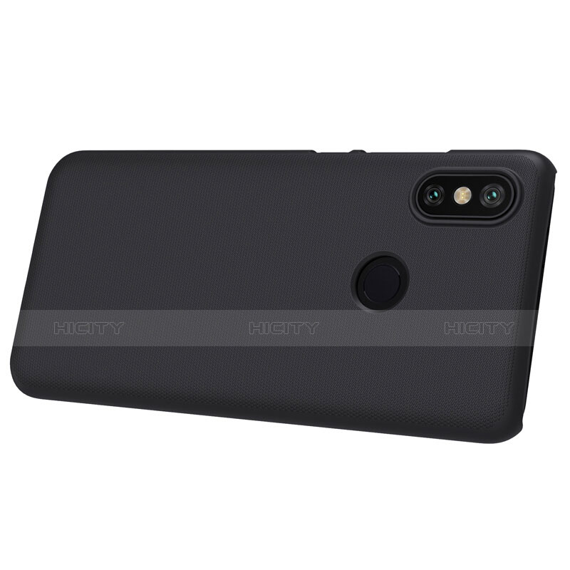 Coque Plastique Rigide Mailles Filet M01 pour Xiaomi Mi A2 Noir Plus