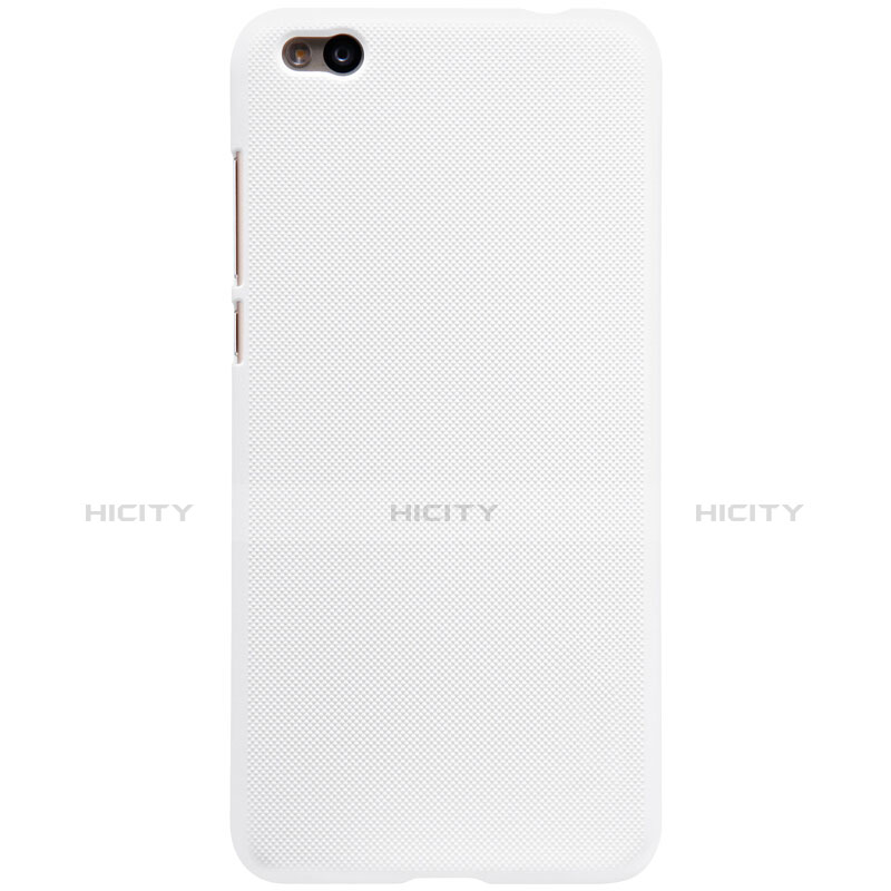 Coque Plastique Rigide Mailles Filet pour Xiaomi Mi 5C Blanc Plus