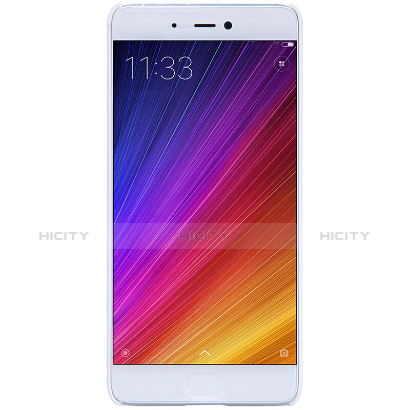 Coque Plastique Rigide Mailles Filet pour Xiaomi Mi 5S 4G Blanc Plus