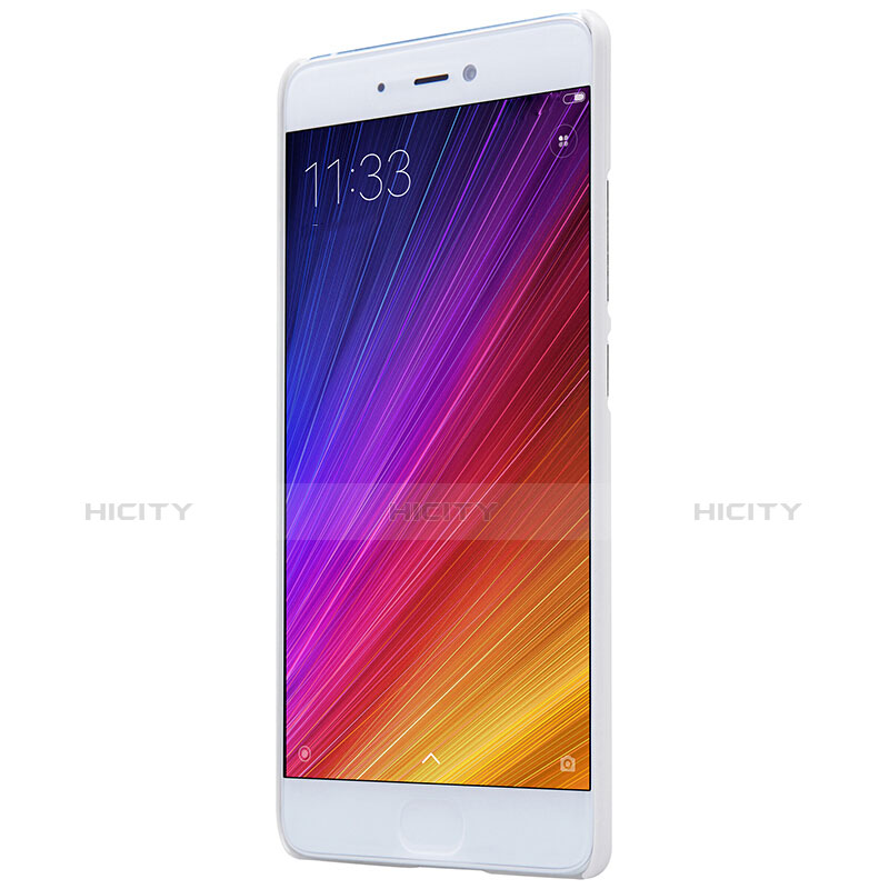 Coque Plastique Rigide Mailles Filet pour Xiaomi Mi 5S 4G Blanc Plus