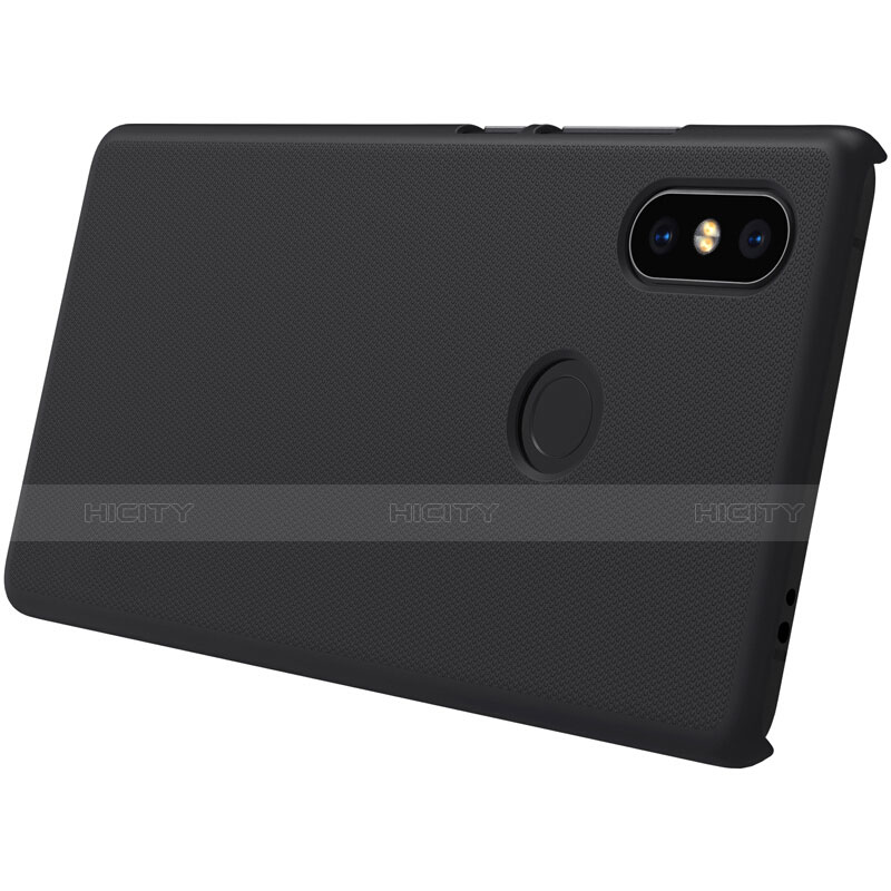 Coque Plastique Rigide Mailles Filet pour Xiaomi Mi 8 SE Noir Plus