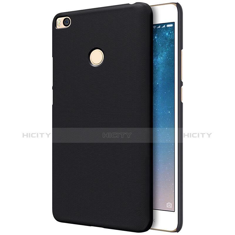 Coque Plastique Rigide Mailles Filet pour Xiaomi Mi Max 2 Noir Plus