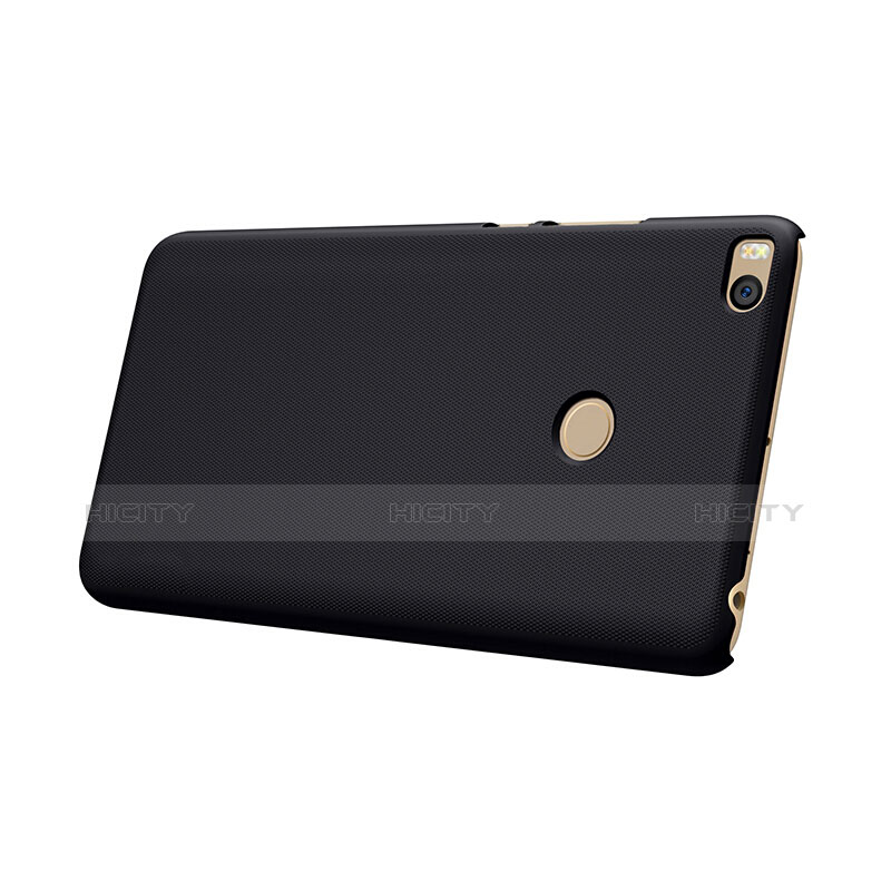 Coque Plastique Rigide Mailles Filet pour Xiaomi Mi Max 2 Noir Plus