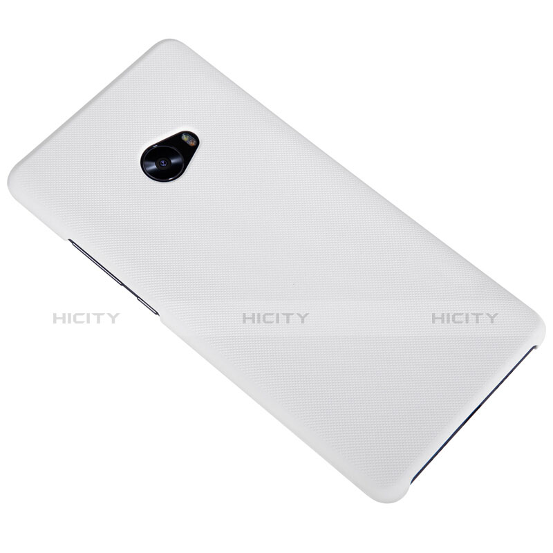 Coque Plastique Rigide Mailles Filet pour Xiaomi Mi Note 2 Blanc Plus