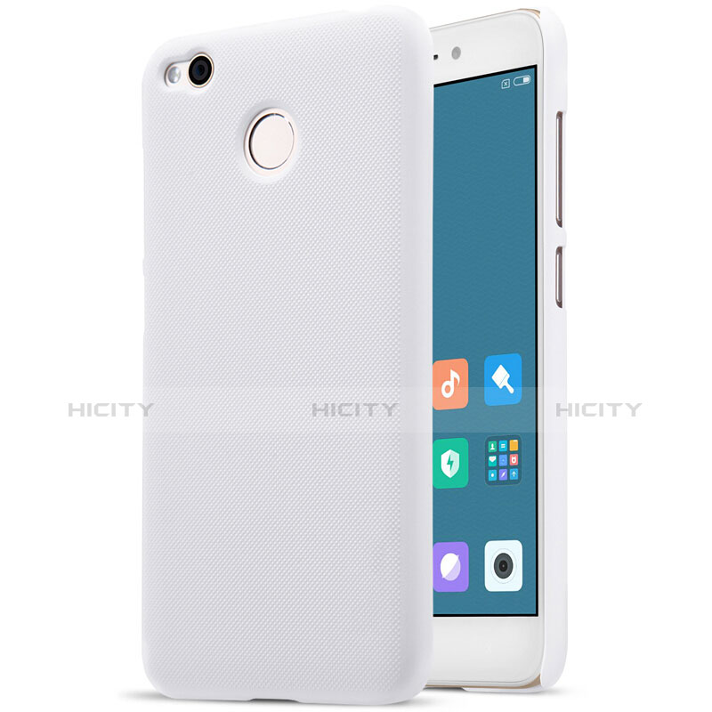 Coque Plastique Rigide Mailles Filet pour Xiaomi Redmi 4X Blanc Plus