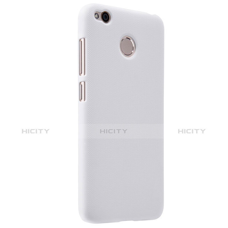 Coque Plastique Rigide Mailles Filet pour Xiaomi Redmi 4X Blanc Plus