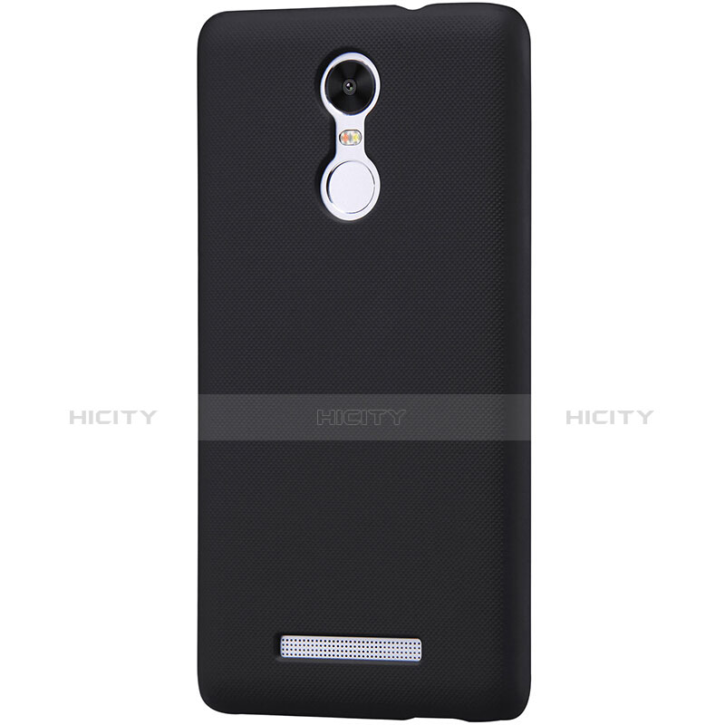 Coque Plastique Rigide Mailles Filet pour Xiaomi Redmi Note 3 MediaTek Noir Plus