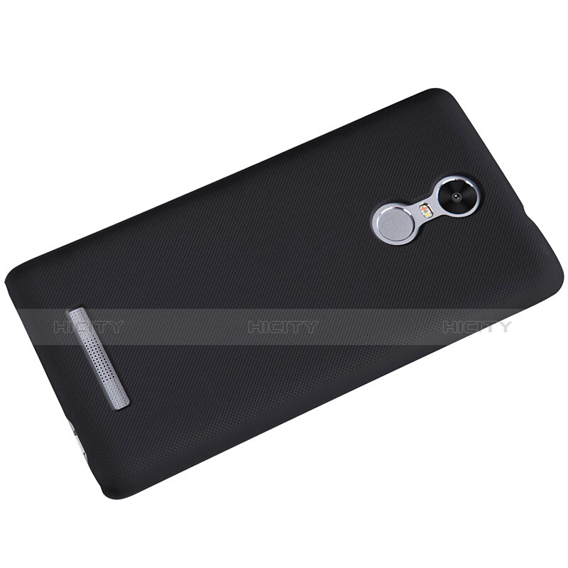 Coque Plastique Rigide Mailles Filet pour Xiaomi Redmi Note 3 Noir Plus