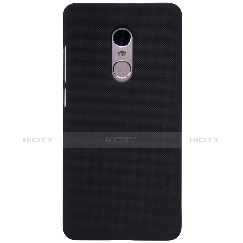 Coque Plastique Rigide Mailles Filet pour Xiaomi Redmi Note 4 Noir Plus