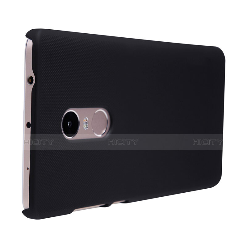 Coque Plastique Rigide Mailles Filet pour Xiaomi Redmi Note 4 Noir Plus