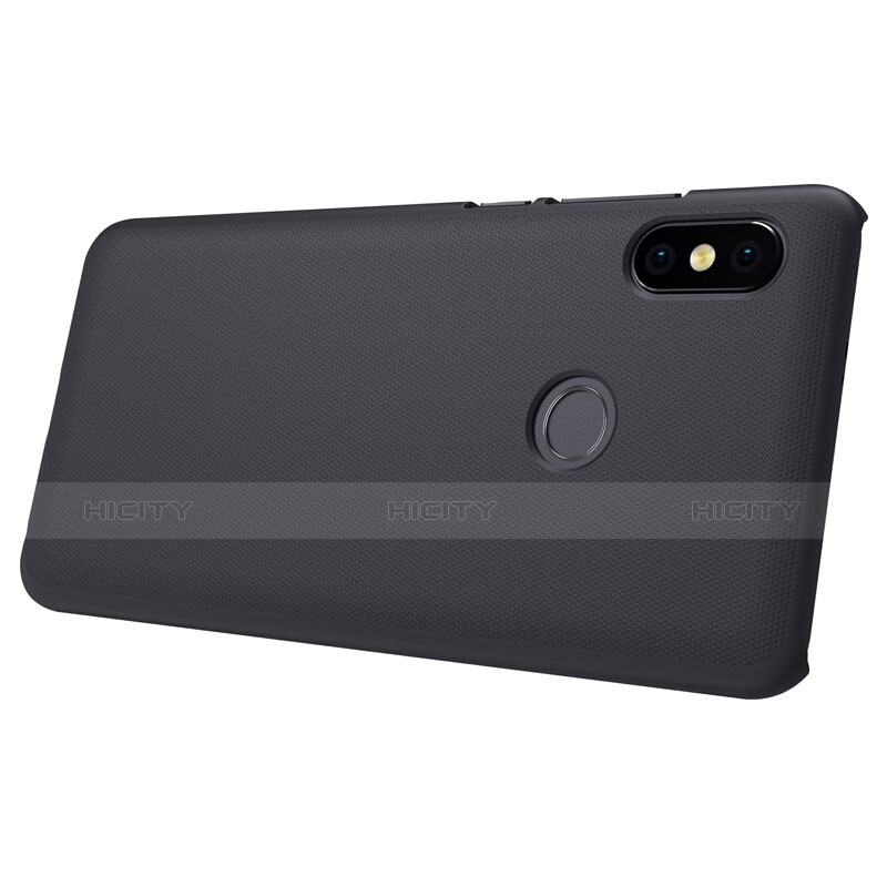 Coque Plastique Rigide Mailles Filet pour Xiaomi Redmi Note 5 Noir Plus