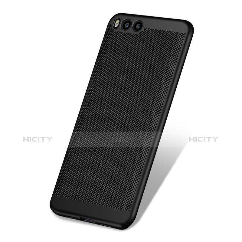 Coque Plastique Rigide Mailles Filet W01 pour Xiaomi Mi 6 Noir Plus