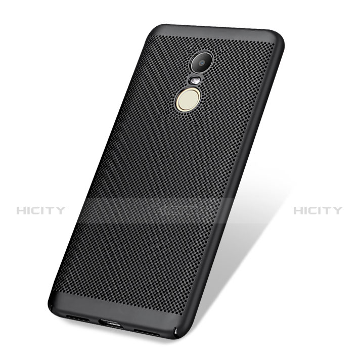 Coque Plastique Rigide Mailles Filet W01 pour Xiaomi Redmi Note 4 Standard Edition Noir Plus