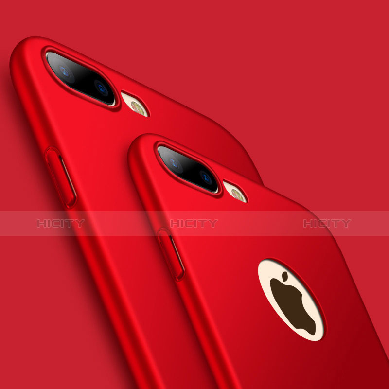 Coque Plastique Rigide Mat C01 pour Apple iPhone 8 Plus Rouge Plus