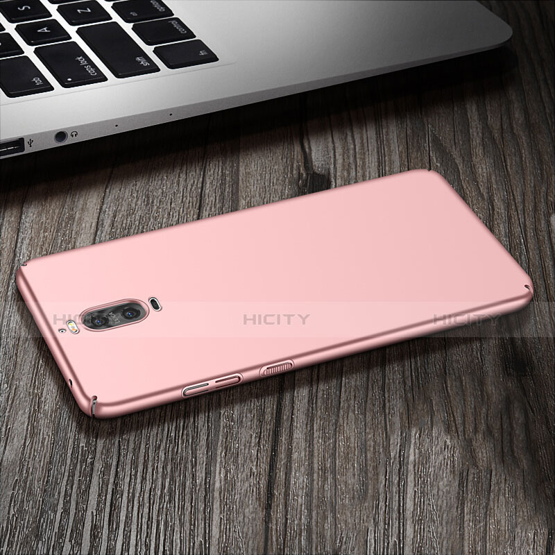 Coque Plastique Rigide Mat et Support Bague Anneau pour Huawei Mate 9 Pro Or Rose Plus