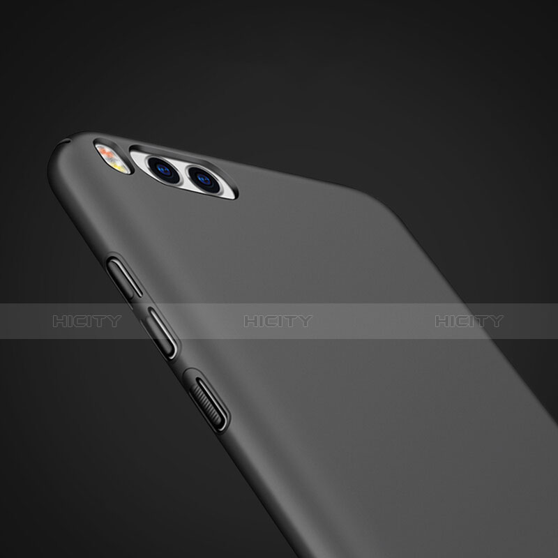 Coque Plastique Rigide Mat et Support Bague Anneau pour Xiaomi Mi 6 Noir Plus