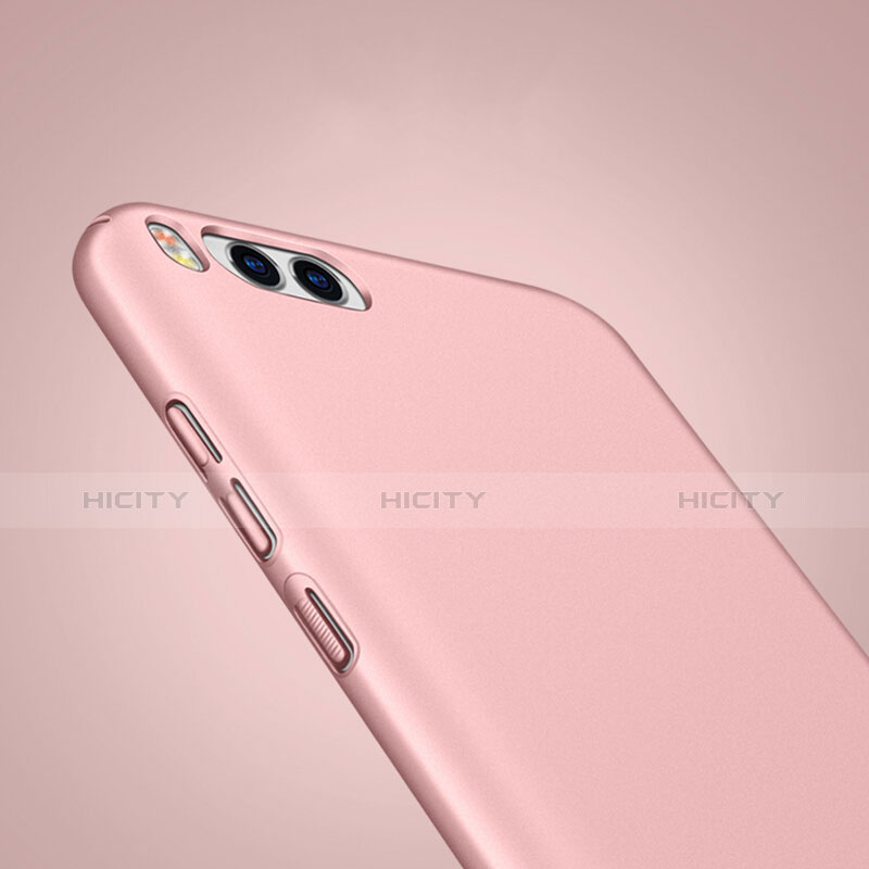 Coque Plastique Rigide Mat et Support Bague Anneau pour Xiaomi Mi 6 Rose Plus