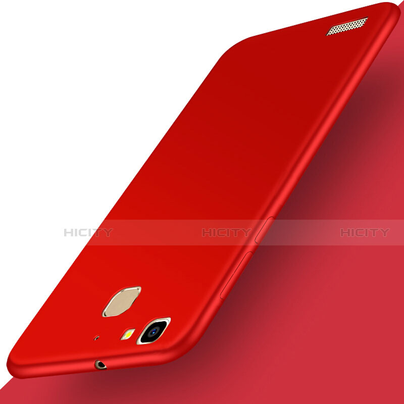 Coque Plastique Rigide Mat M01 pour Huawei Enjoy 5S Rouge Plus