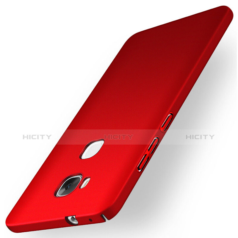 Coque Plastique Rigide Mat M01 pour Huawei Honor 5X Rouge Plus