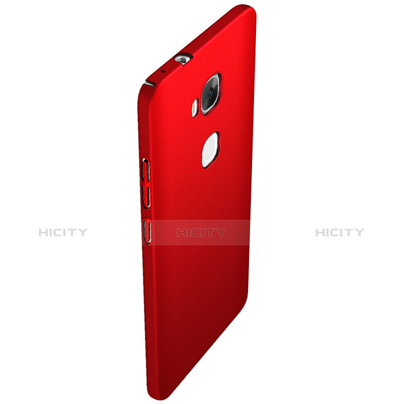 Coque Plastique Rigide Mat M01 pour Huawei Honor 5X Rouge Plus