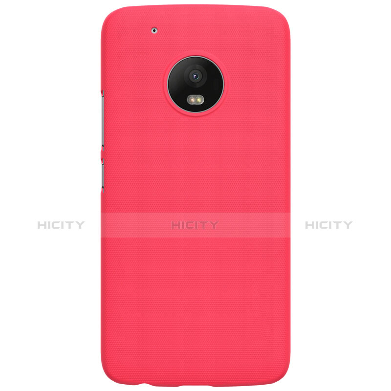 Coque Plastique Rigide Mat M01 pour Motorola Moto G5 Plus Rouge Plus