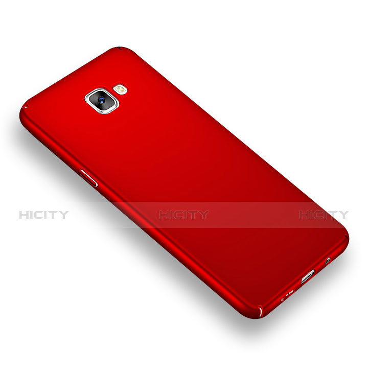 Coque Plastique Rigide Mat M01 pour Samsung Galaxy A9 (2016) A9000 Rouge Plus