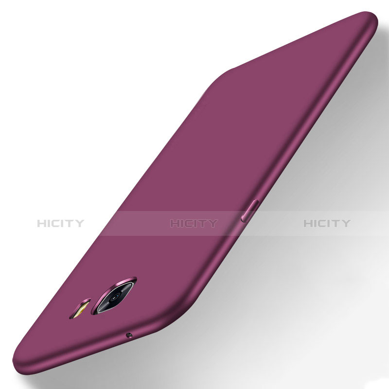 Coque Plastique Rigide Mat M01 pour Samsung Galaxy C9 Pro C9000 Violet Plus