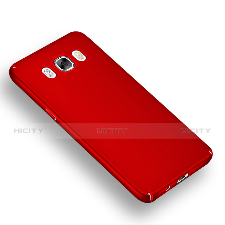 Coque Plastique Rigide Mat M01 pour Samsung Galaxy J5 (2016) J510FN J5108 Rouge Plus