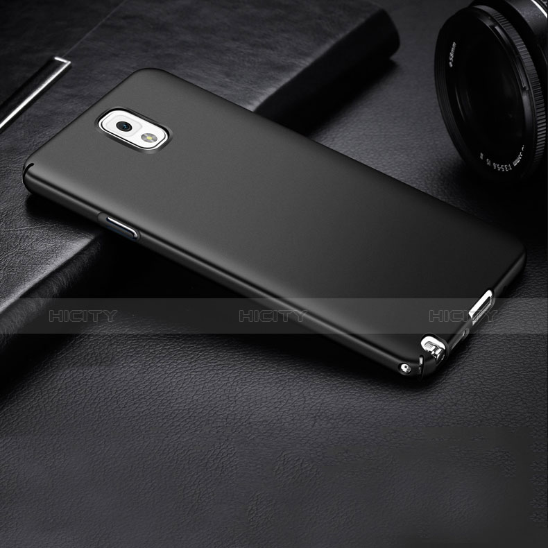 Coque Plastique Rigide Mat M01 pour Samsung Galaxy Note 3 N9000 Noir Plus