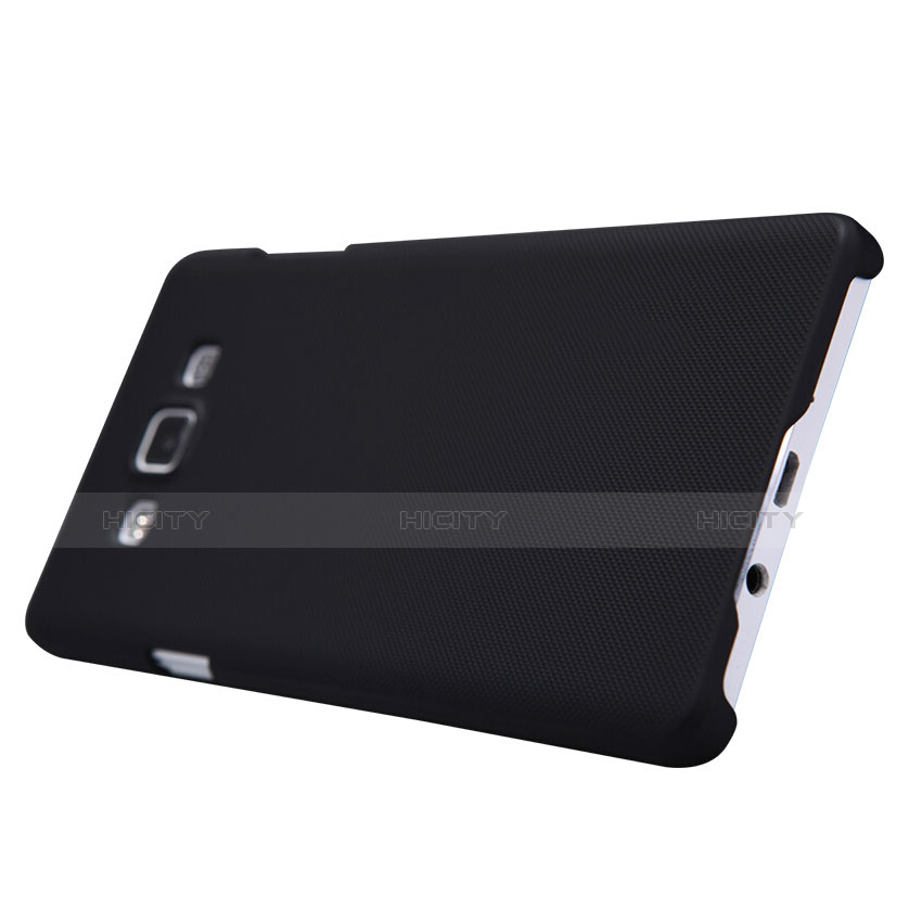 Coque Plastique Rigide Mat M02 pour Samsung Galaxy A7 Duos SM-A700F A700FD Noir Plus