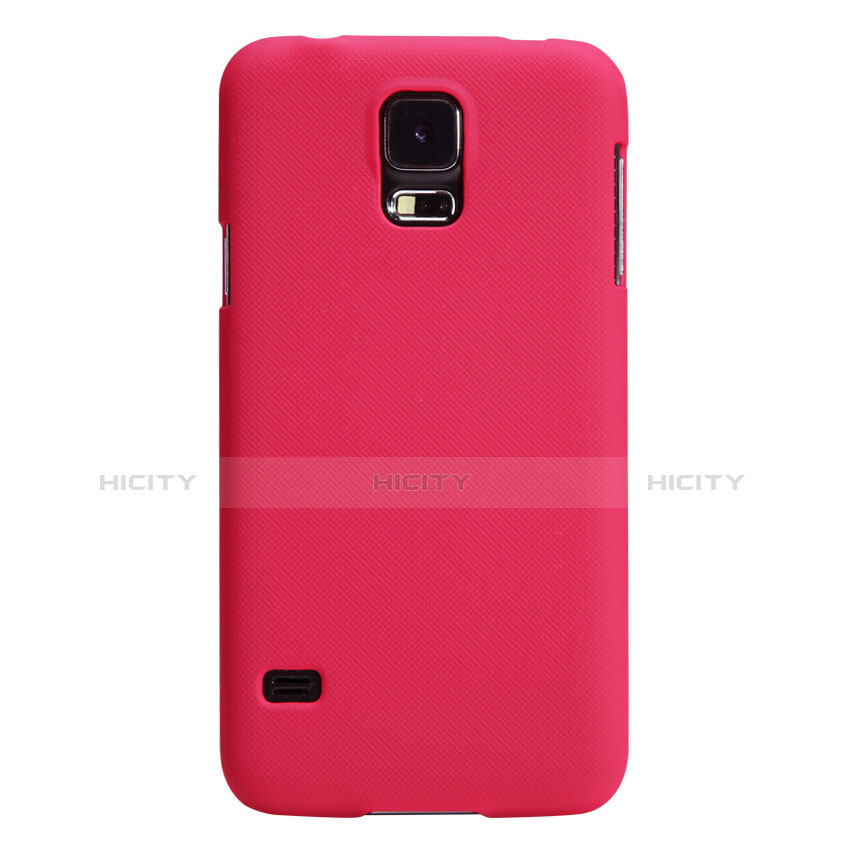 Coque Plastique Rigide Mat M02 pour Samsung Galaxy S5 Duos Plus Rouge Plus