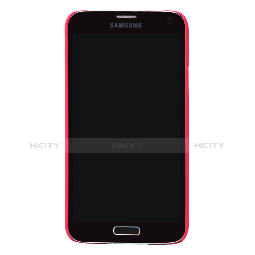 Coque Plastique Rigide Mat M02 pour Samsung Galaxy S5 Duos Plus Rouge Plus