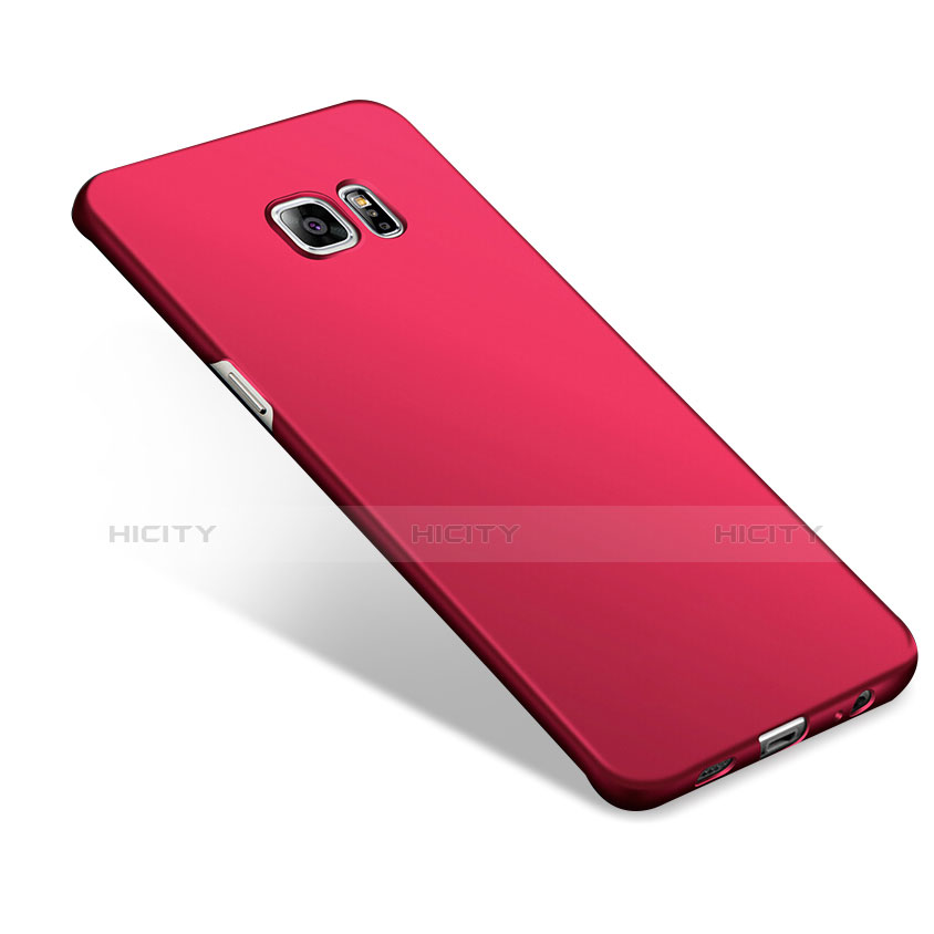 Coque Plastique Rigide Mat M02 pour Samsung Galaxy S6 Edge+ Plus SM-G928F Rouge Plus