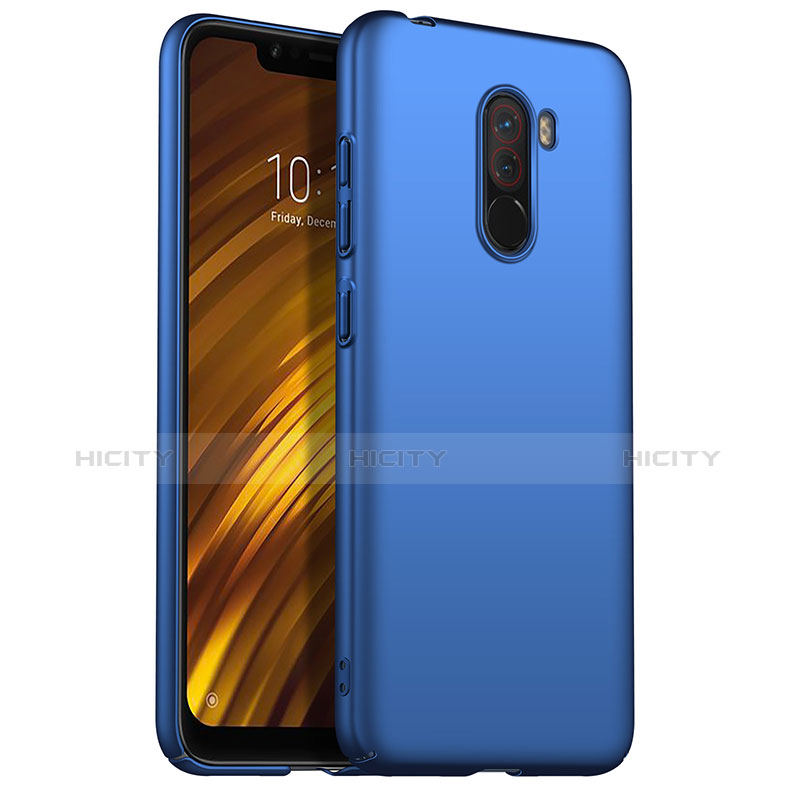 Coque Plastique Rigide Mat M02 pour Xiaomi Pocophone F1 Bleu Plus