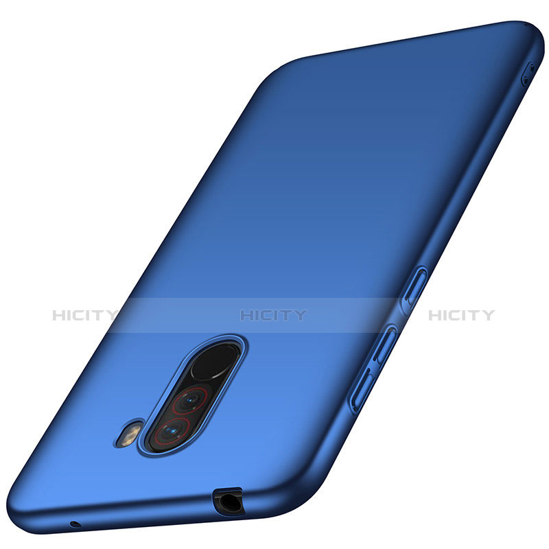 Coque Plastique Rigide Mat M02 pour Xiaomi Pocophone F1 Bleu Plus