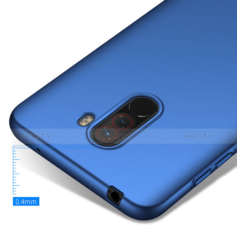 Coque Plastique Rigide Mat M02 pour Xiaomi Pocophone F1 Bleu Plus