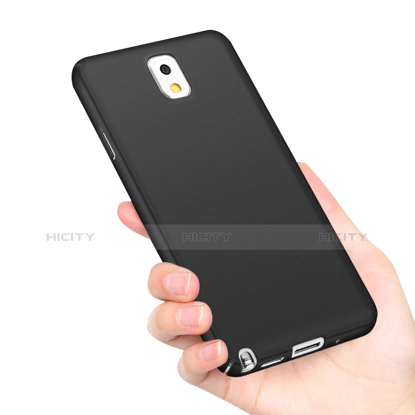 Coque Plastique Rigide Mat M04 pour Samsung Galaxy Note 3 N9000 Noir Plus