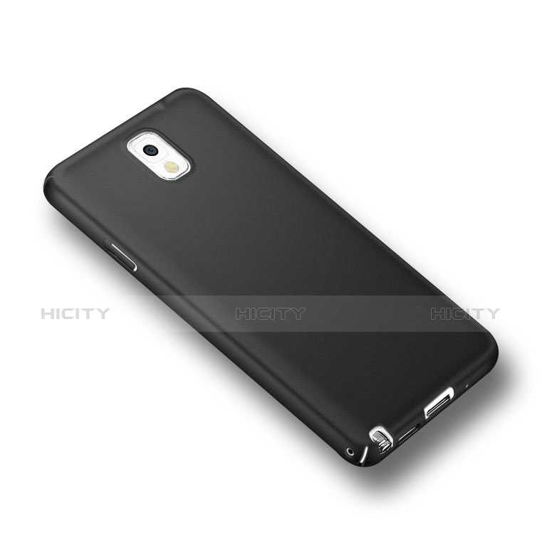 Coque Plastique Rigide Mat M04 pour Samsung Galaxy Note 3 N9000 Noir Plus