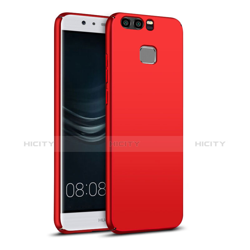 Coque Plastique Rigide Mat M05 pour Huawei P9 Plus Rouge Plus