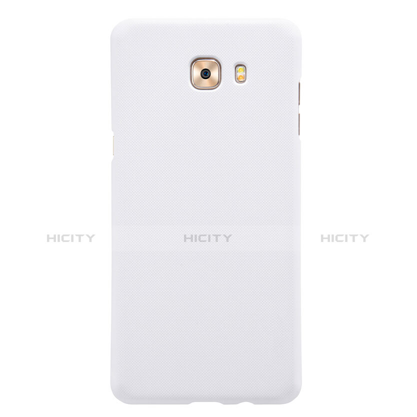 Coque Plastique Rigide Mat M05 pour Samsung Galaxy C9 Pro C9000 Blanc Plus