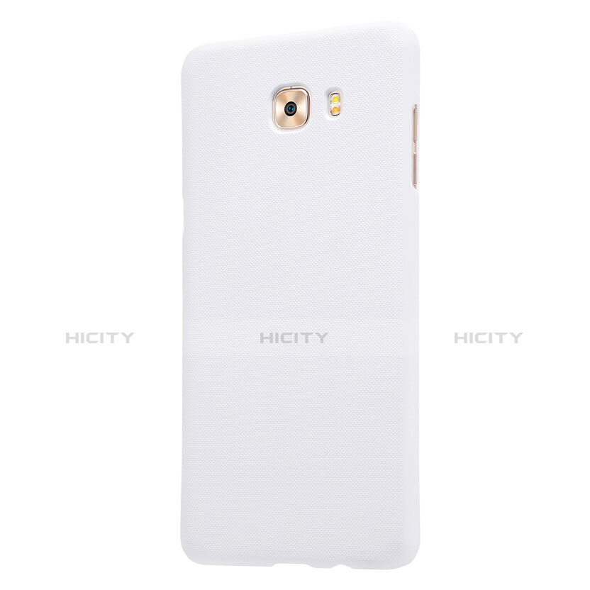 Coque Plastique Rigide Mat M05 pour Samsung Galaxy C9 Pro C9000 Blanc Plus