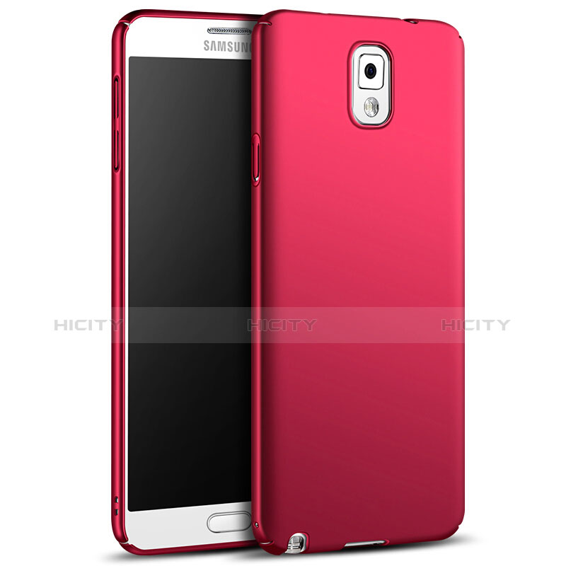 Coque Plastique Rigide Mat M05 pour Samsung Galaxy Note 3 N9000 Rouge Plus