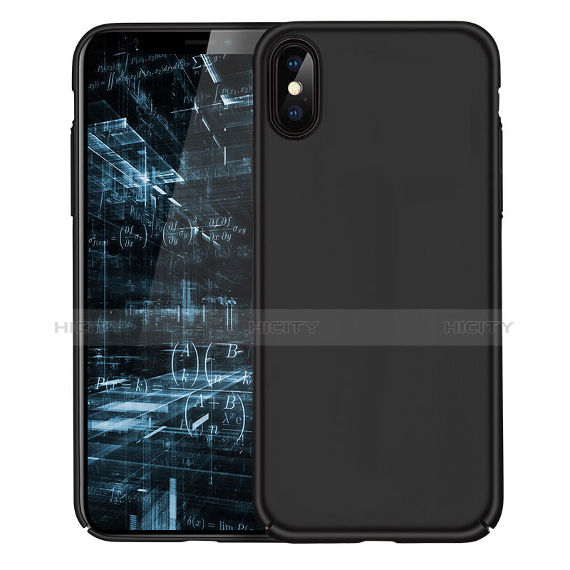 Coque Plastique Rigide Mat M08 pour Apple iPhone Xs Noir Plus