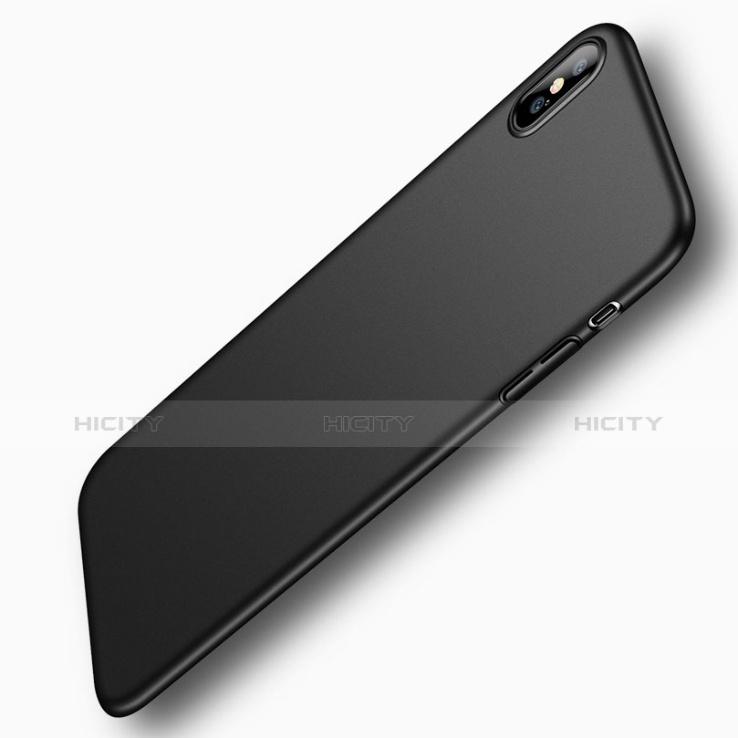 Coque Plastique Rigide Mat M09 pour Apple iPhone Xs Noir Plus