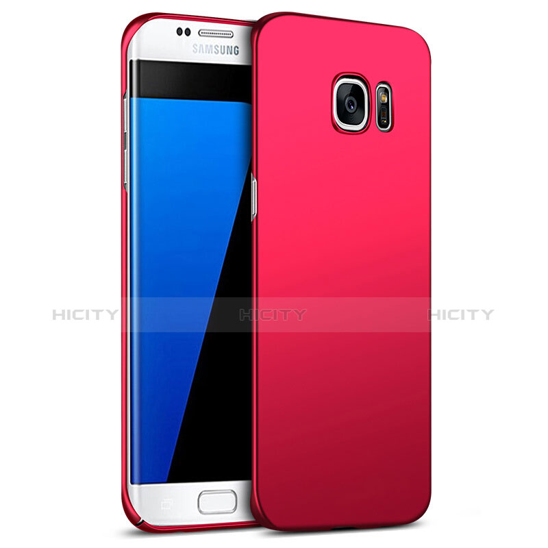 Coque Plastique Rigide Mat M09 pour Samsung Galaxy S7 Edge G935F Rouge Plus